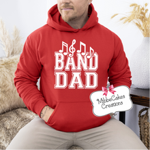 Load image into Gallery viewer, Cardinal Marching Band Dad, T-Shirt, Hoodie or Crewneck Sweatshirt, Band Fundraiser, Millington Spirit Wear! Spiritwear