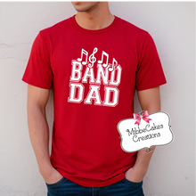 Load image into Gallery viewer, Cardinal Marching Band Dad, T-Shirt, Hoodie or Crewneck Sweatshirt, Band Fundraiser, Millington Spirit Wear! Spiritwear
