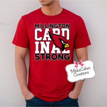 Load image into Gallery viewer, Cardinal Strong Shirt, T-Shirt, Hoodie or Crewneck Sweatshirt, Band Fundraiser, Millington Spirit Wear! Spiritwear