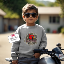 Load image into Gallery viewer, Cardinal Camo Shirt, YOUTH T-Shirt, Hoodie or Crewneck Sweatshirt, Band Fundraiser, Millington Spirit Wear! Spiritwear