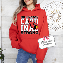 Load image into Gallery viewer, Cardinal Strong Shirt, T-Shirt, Hoodie or Crewneck Sweatshirt, Band Fundraiser, Millington Spirit Wear! Spiritwear
