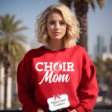 Load image into Gallery viewer, Choir Mom, Red T-Shirt, Hoodie or Crewneck Sweatshirt, Fundraiser, Millington Cardinal Spirit Wear! Spiritwear (Copy)