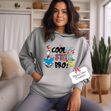 Load image into Gallery viewer, Cool Story Bro Meachum Reading Fundraiser, Dr. Suess Day Reading Month T-Shirt, Hooded or Crewneck Sweatshirt Book Bookish Shirts