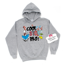 Load image into Gallery viewer, YOUTH Cool Story Bro Meachum Reading Fundraiser, Dr. Suess Day Reading Month T-Shirt, Hooded or Crewneck Sweatshirt Book Bookish Shirts