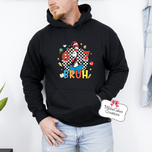 Load image into Gallery viewer, 6 7 Bruh 67 BLACK Meachum Reading Fundraiser, Dr. Suess Day Reading Month T-Shirt, Hooded or Crewneck Sweatshirt Book Bookish Shirts bro