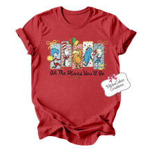 Load image into Gallery viewer, The Places You'll Go When You Read, Be Kind, Meachum Reading Fundraiser, Dr. Suess Day Reading Month T-Shirt, Hooded or Crewneck Sweatshirt Book Bookish Shirts