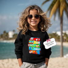 Load image into Gallery viewer, YOUTH The Places You'll Go When You Read, BLACK Be Kind, Meachum Reading Fundraiser, Dr. Suess Day Reading Month T-Shirt, Hooded or Crewneck Sweatshirt Book Bookish Shirts