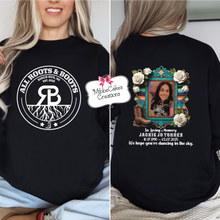 Load image into Gallery viewer, Jackie Torrez Memorial Shirt - Hooded or Crewneck Sweatshirt - Roots & Boots - Hoodie or Crew - Roots and Boots