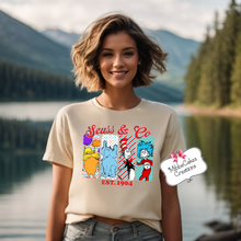 Load image into Gallery viewer, Suess & Co. Be Kind, Meachum Reading Fundraiser, Dr. Suess Day Reading Month T-Shirt, Hooded or Crewneck Sweatshirt Book Bookish Shirts
