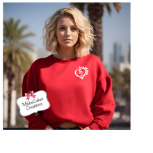 Load image into Gallery viewer, Cardinal Marching Band Mom, Just Here for the Halftime Show, T-Shirt, Hoodie or Crewneck Sweatshirt, Band Fundraiser, Millington Spirit Wear! Spiritwear
