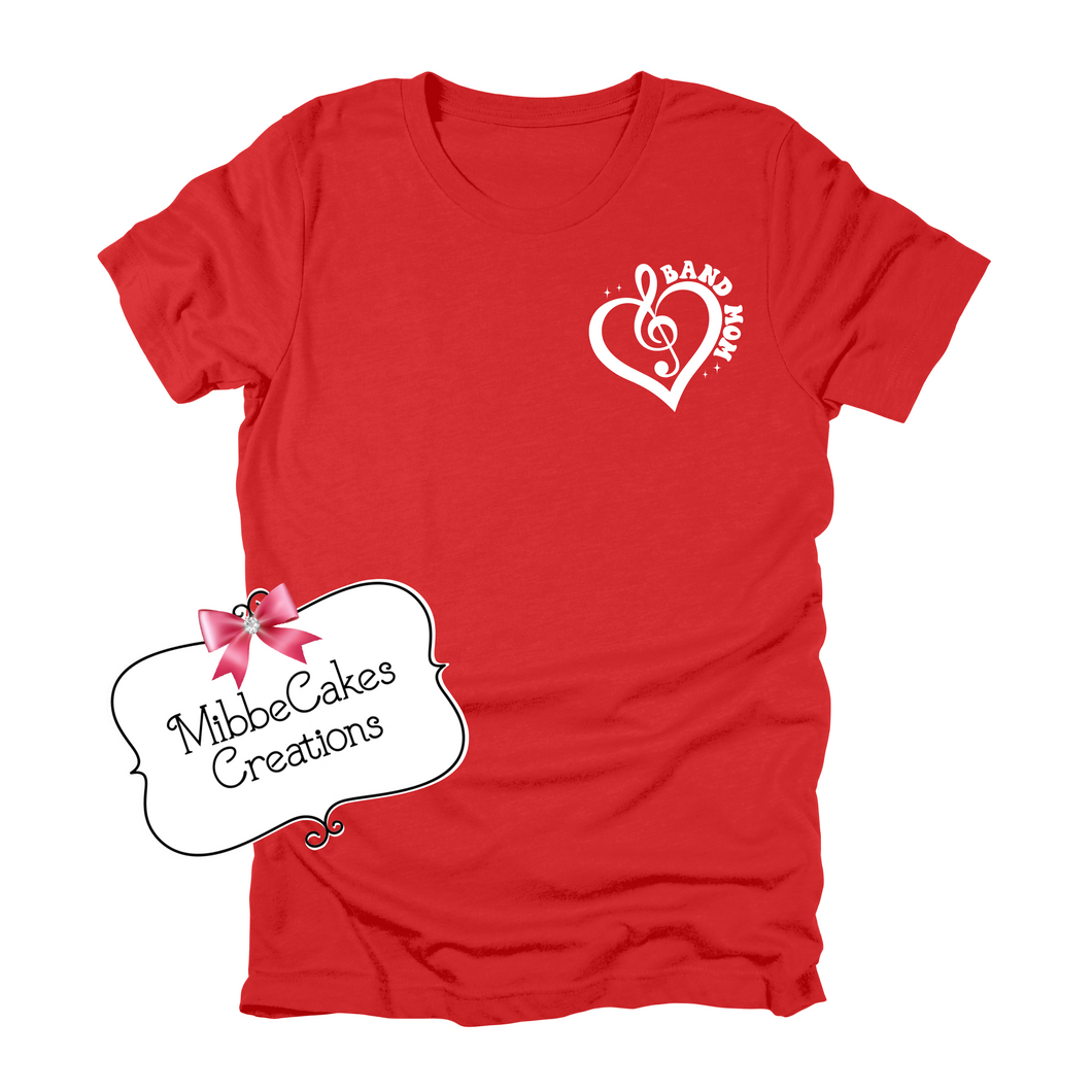 Cardinal Marching Band Mom, Just Here for the Halftime Show, T-Shirt, Hoodie or Crewneck Sweatshirt, Band Fundraiser, Millington Spirit Wear! Spiritwear