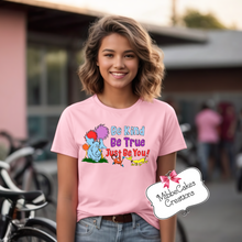 Load image into Gallery viewer, YOUTH Be Kind, Be True, Just Be YOU Meachum Reading Fundraiser, Dr. Suess Day Reading Month T-Shirt, Hooded or Crewneck Sweatshirt Book Bookish Shirts
