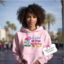 Load image into Gallery viewer, YOUTH Be Kind, Be True, Just Be YOU Meachum Reading Fundraiser, Dr. Suess Day Reading Month T-Shirt, Hooded or Crewneck Sweatshirt Book Bookish Shirts
