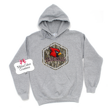 Load image into Gallery viewer, Cardinal Camo Shirt, T-Shirt, Hoodie or Crewneck Sweatshirt, Band Fundraiser, Millington Spirit Wear! Spiritwear
