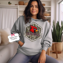 Load image into Gallery viewer, Cardinal Camo Shirt, T-Shirt, Hoodie or Crewneck Sweatshirt, Band Fundraiser, Millington Spirit Wear! Spiritwear
