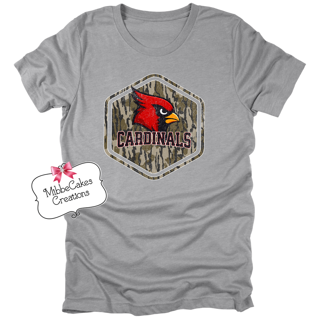 Cardinal Camo Shirt, T-Shirt, Hoodie or Crewneck Sweatshirt, Band Fundraiser, Millington Spirit Wear! Spiritwear