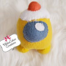 Load image into Gallery viewer, Handstitched Astronaut Imposter Felt Stuffie &quot;RTS&quot;
